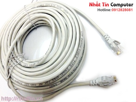 Cáp mạng đúc sẵn CAT5E RJ45 - 2m màu trắng