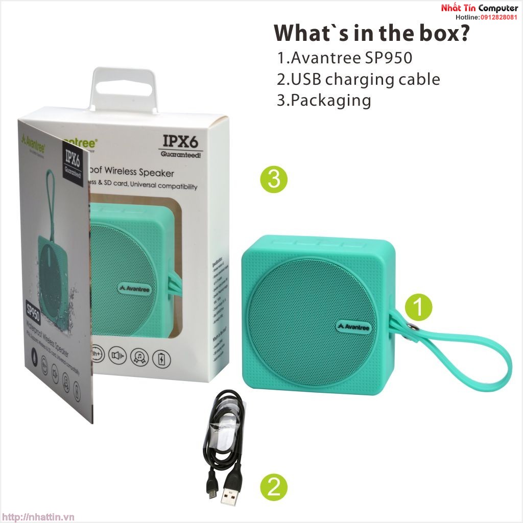 loa-bluetooth-chong-tham-nuoc-avantree-btsp-950-grn-a3080