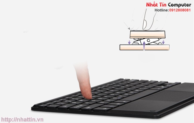 Bàn phím kèm chuột Bluetooth 4.0 B.O.W HB092C