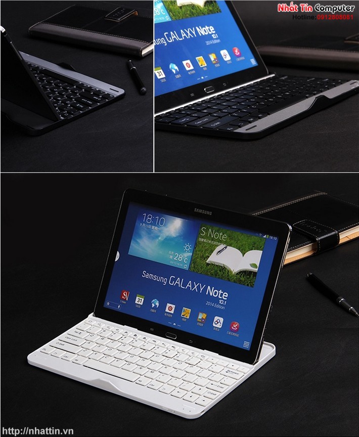 Bàn phím không dây Bluetooth cho Galaxy Note 10.1" 2014 Edition P600/P601