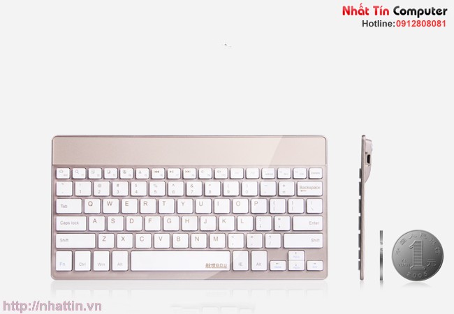 Bàn phím Bluetooth 4.0 Multimedia B.O.W HB009A Chính hãng