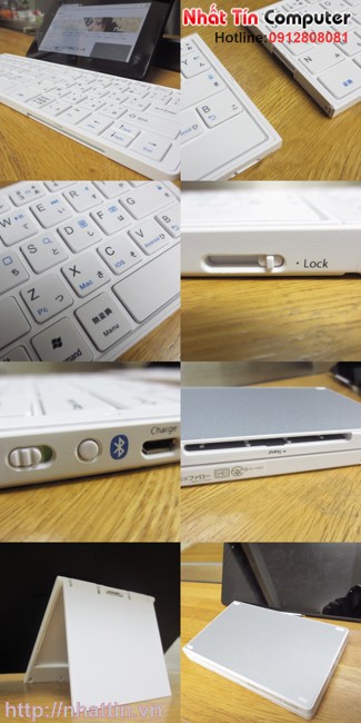 Bàn phím Bluetooth 3.0 iBuffalo BSKBB14WH