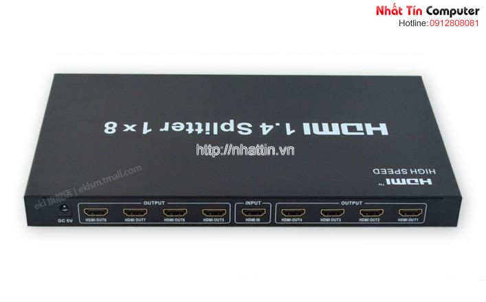 V1.4 HDMI Splitter 1X6 with Full 3D for HDTV retail and show site, HDTV, DVD