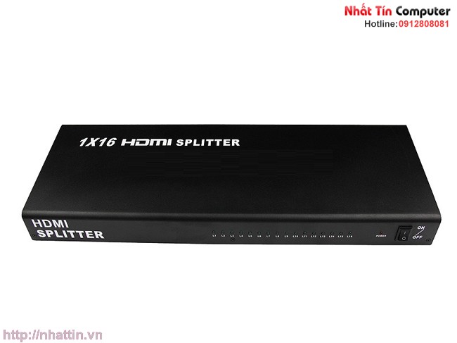 Bộ chia hdmi 1 ra 16 cổng hỗ trợ 3D, 1080P - 1 x 16 HDMI Splitter