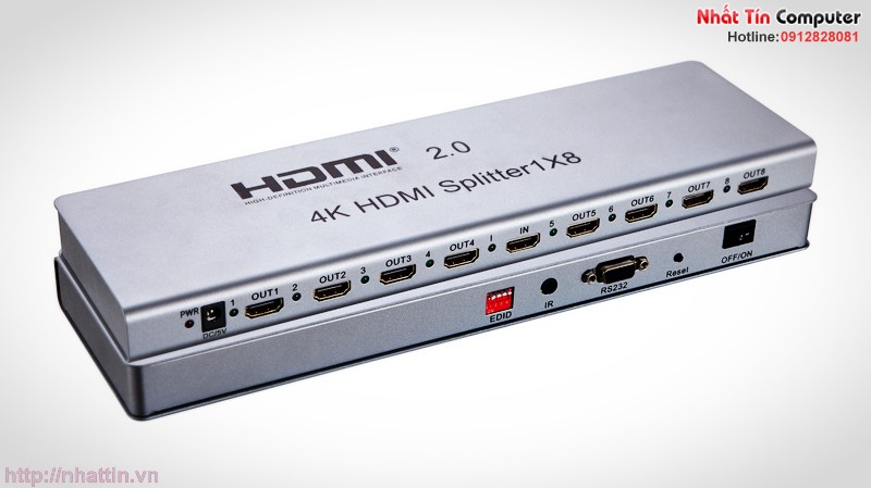 HDMI to Mipi 2/4/8 port HDMI splitter 2.0 4K HDMI 2.0,HDCP2.2 ,4K,IR extension,EDID management, RS232