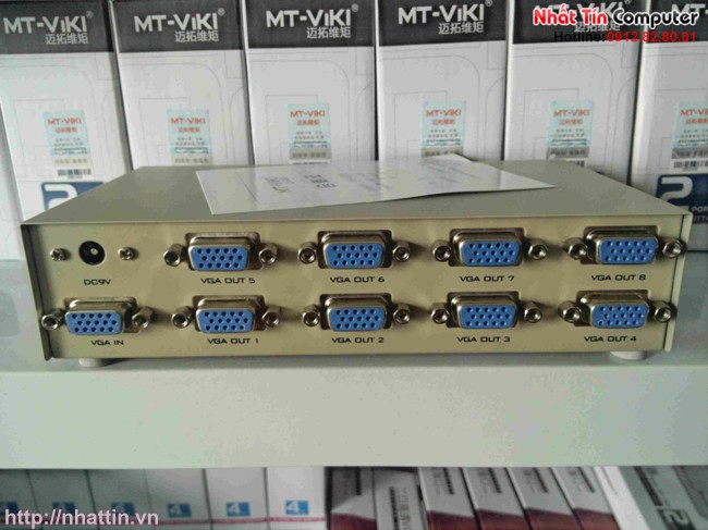 Bộ chia màn hình 1 máy tính ra 8 màn hình ViKi MT-8150 150Mhz chính hãng