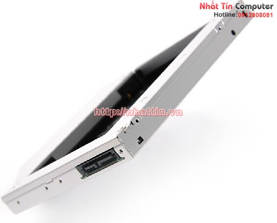 Caddy Bay Orico L127SS khay gắn ổ cứng qua ổ CD laptop.