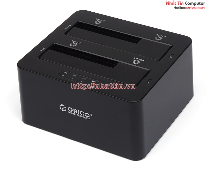 Docking Orico 6629 US3 chuẩn USB 3.0 Hỗ trợ 2.5 "/ 3.5" SATA HDD Chính hãng