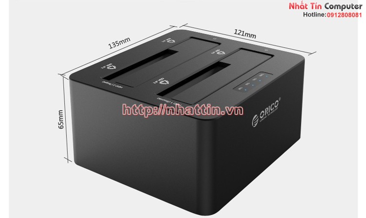 Docking Orico 6629 US3 chuẩn USB 3.0 Hỗ trợ 2.5 "/ 3.5" SATA HDD Chính hãng
