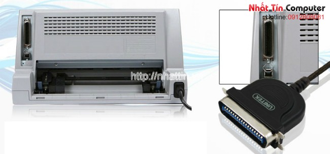 Cáp máy in USB to LPT, cáp máy in LPT, cap may in LPT, IEEE 1284