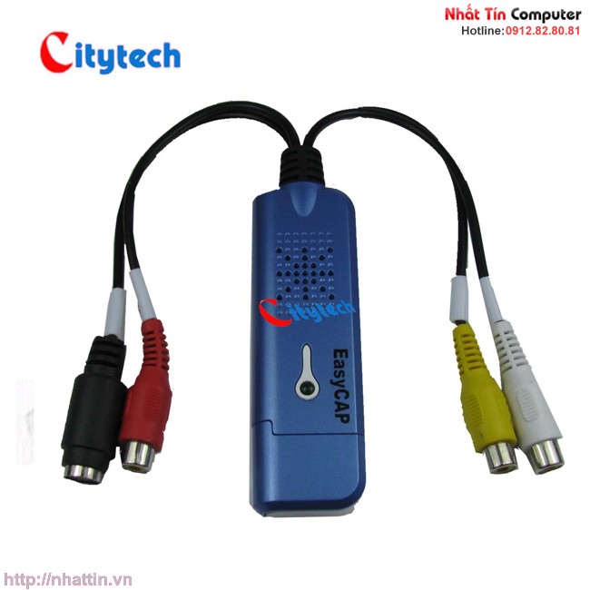 USB EasyCapture Video Audio USB 2.0 Citytech model USB01 Chính hãng