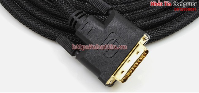 Cáp DVI 24+1 Unitek Y-C208 dài 1.5m chính hãng