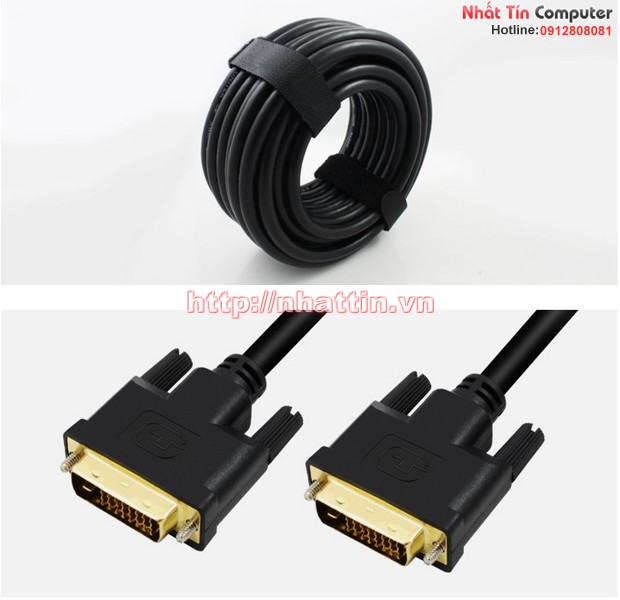 Cáp DVI 24+1 20m Unitek Y-C213 chính hãng