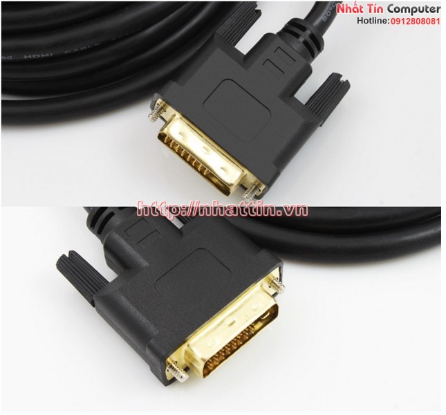 Cáp DVI 24+1 20m Unitek Y-C213 chính hãng