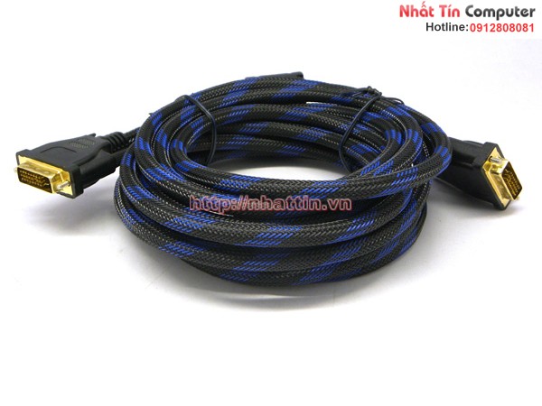 Cáp DVI 24+1 dài 15m có lưới bọc chống nhiễu chính hãng
