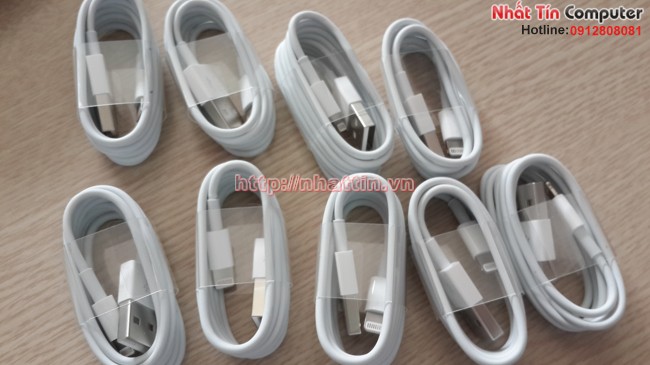 Cáp Lightning, Cáp sạc xịn cho iPhone 5, 5S, iPhone 6, iPhone 6 Plus, iPad 4 iPad Mini, iPad Air iOS 8
