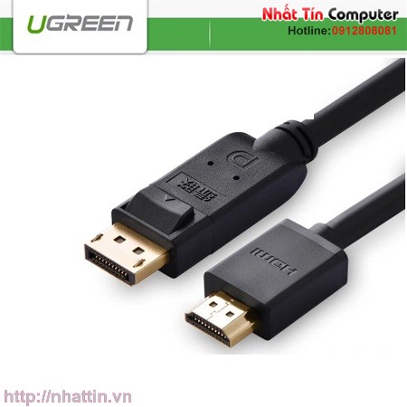 Cáp DisplayPort to HDMI DP101 chính hãng Ugreen