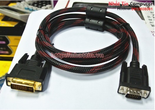 Cáp chuyển đổi DVI 24+5 sang VGA dài 3m chất lượng cao