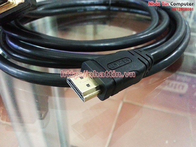 Cáp chuyển đổi HDMI to DVI 24+1 - 2m Unitek Y-C218.Chính hãng