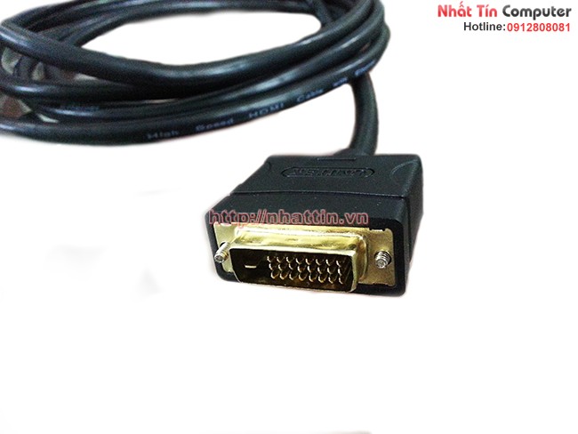 Cáp chuyển đổi HDMI to DVI 24+1 - 3m Unitek Y-C219