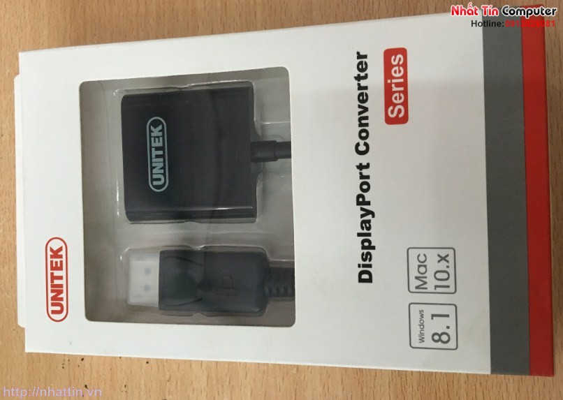 cap-chuyen-doi-displayport-sang-vga-unitek-y-5118e