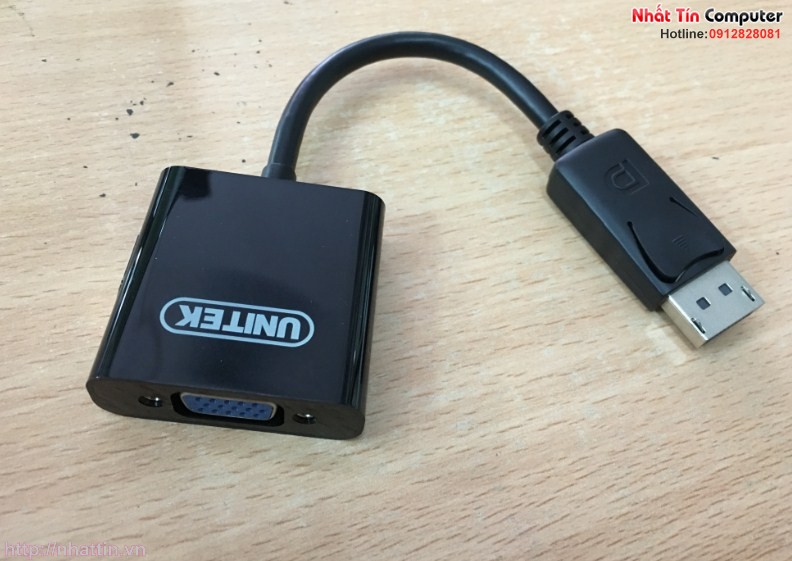 cap-chuyen-doi-displayport-sang-vga-unitek-y-5118e
