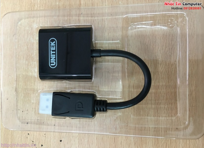 cap-chuyen-doi-displayport-sang-vga-unitek-y-5118e