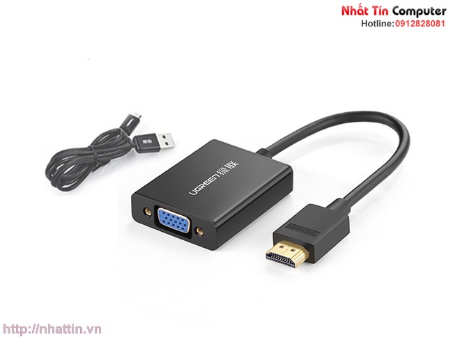 Cáp HDMI sang VGA audio MM102 Ugreen