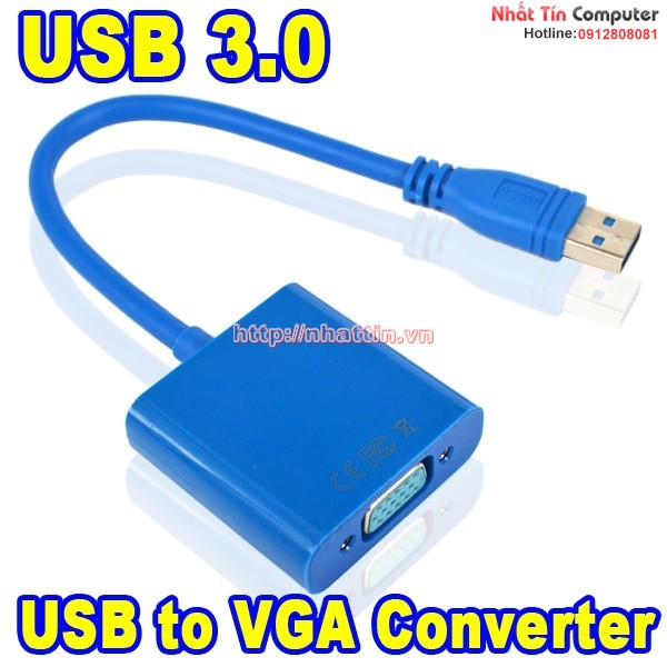 Cáp chuyển đổi USB 3.0 sang VGA cao cấp