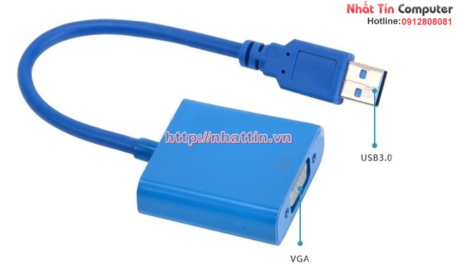 Cáp chuyển đổi USB 3.0 sang VGA cao cấp