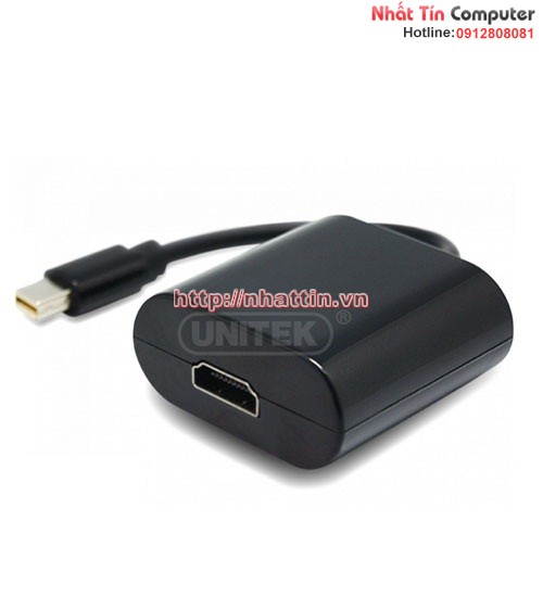 Cáp mini displayport to HDMI unitek 6325BK