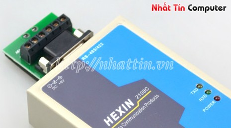 Bộ chuyển đổi RS232 to RS422/RS485 5km HEXIN 2108C chính hãng