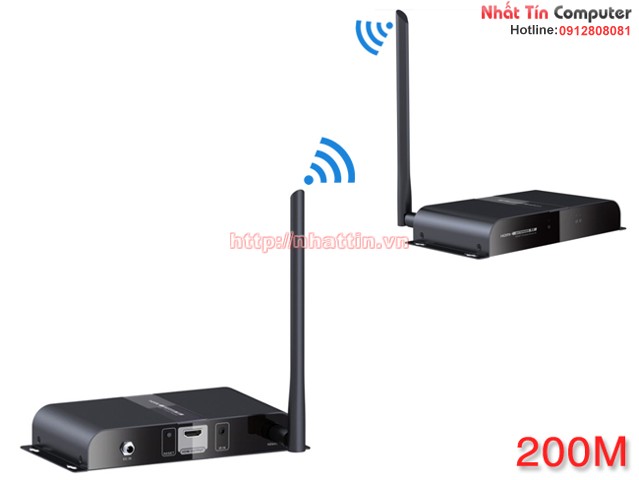 Thiết bị kết nối HDMI không dây lên đến 200m Lenkeng LKV388A cho Laptop ,máy tính