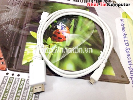 Cap MHL HDMI, Cap MHL, Day MHL, MHL to HDMI, MicroUSB to HDMI, MHL Adapter, Chuyen doi MicroUSB sang HDMI, chuyen doi MHL sang HDMI, ket noi dien thoai voi tivi