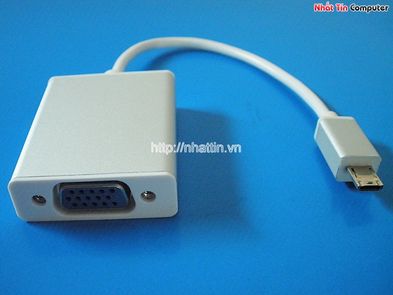 Cáp MHL to VGA máy chiếu cho Samsung galaxy Note 3/Note 2/ Tab 3 /S3/S4/Note 5100