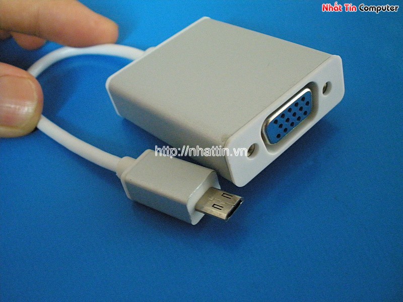 Cáp MHL to VGA máy chiếu cho Samsung galaxy Note 3/Note 2/ Tab 3 /S3/S4/Note 5100
