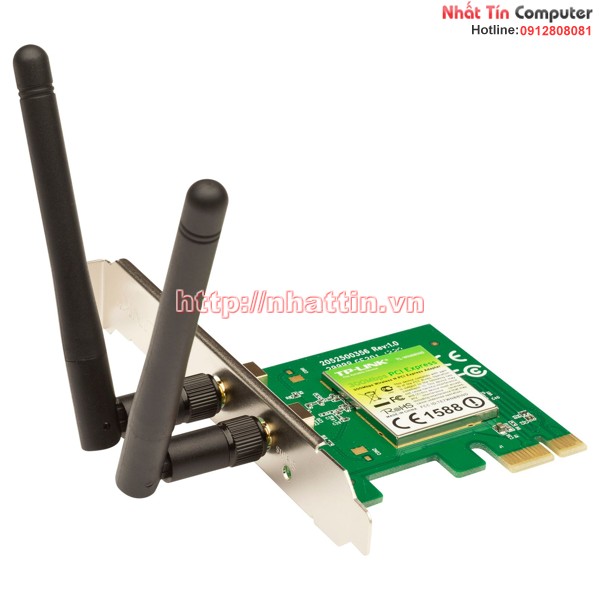 Card Chuyển Đổi PCI Express Không Dây Chuẩn N Tốc Độ 300Mbps TL-WN881ND