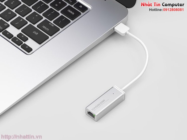 USB 3.0 to Lan 10/100/1000 cho Macbook , máy tính chính hãng Hagibis