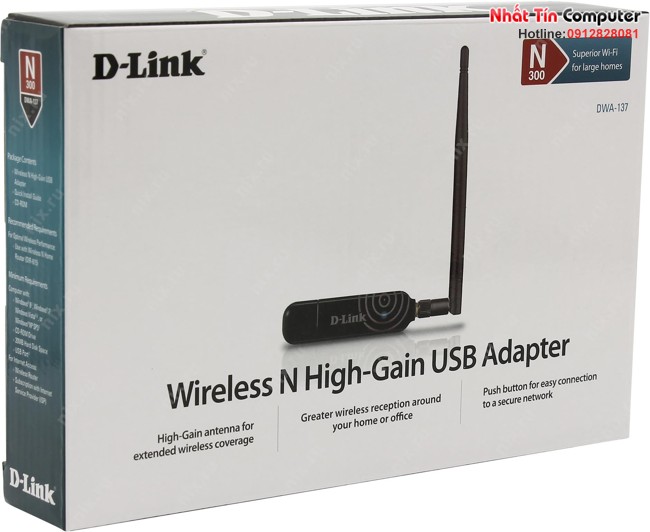 Kết quả hình ảnh cho D-Link DWA-137