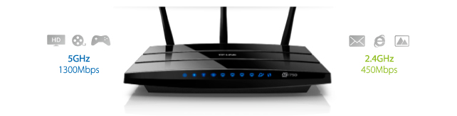 Bộ phát sóng wifi siêu khỏe - Router Gigabit băng tần kép không dây AC1750 Archer C7