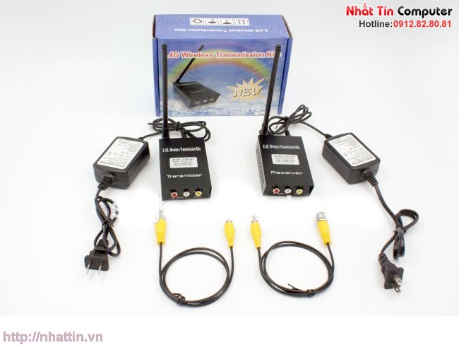 Bộ thu phát không dây AV, Camera BNC khoảng cách 300m