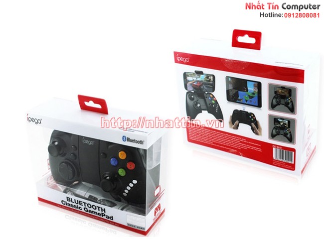 Tay chơi game Bluetooth iPega PG-9021 cho điện thoại Android, iPhone, iPad, máy tính bảng