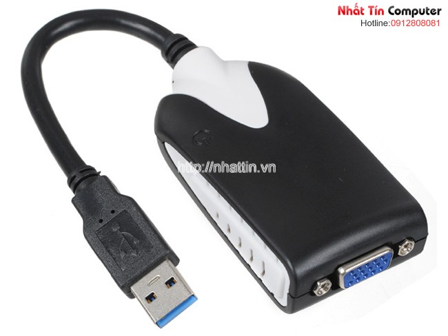 Cáp chuyển đổi USB 3.0 to VGA độ phân giải cao 1920x1080