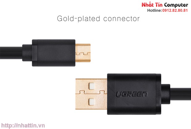 Cáp micro USB dài 1,5m chính hãng Ugreen UG-10837 cao cấp