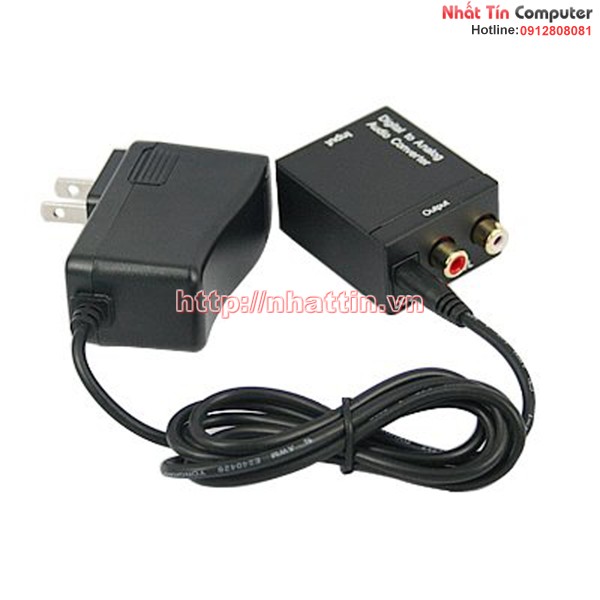 Bộ converter optical,Coaxial cáp quang sang AV,RCA SmartLink