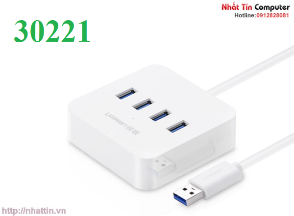bo-chia-usb-3-0-ra-4-cong-ho-tro-dc-5v-2a-dai-1-5m-chinh-hang-ugreen-30221