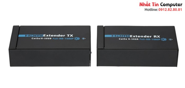 Bộ khuếch đại tín hiệu HDMI 60m.Thiết bị kéo dài cáp HDMI qua đường dây mạng, hỗ trợ full HD1080p