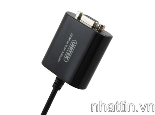CAP CHUYEN HDMI TO VGA UNITEK Y5301, CAP HDMI TO VGA UNITEK XIN, CABLE HDMI TO VGA UNITEK Y-5301