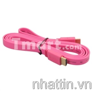 Cáp HDMI to HDMI 1.5M HD Flat Cable Blue Cáp HDMI dẹt có nhiều màu