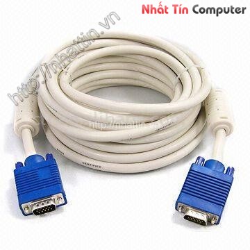 Cáp màn hình Vga 5m màu trắng